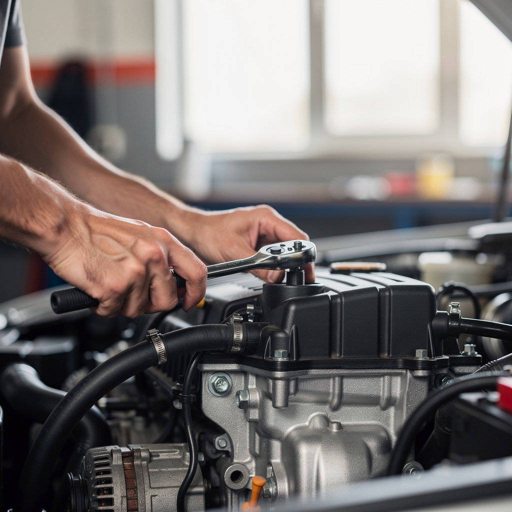 Mira Mesa Auto Techs technician performing expert general auto repair services in San Diego